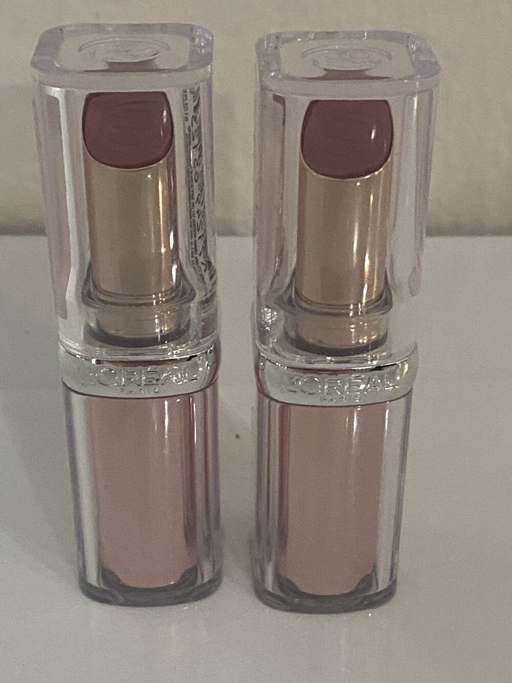 L'Oreal Glow Paradise Balm In Lipstick 130 Nude Heaven 0.1oz / 2.8g New Lot Of 2